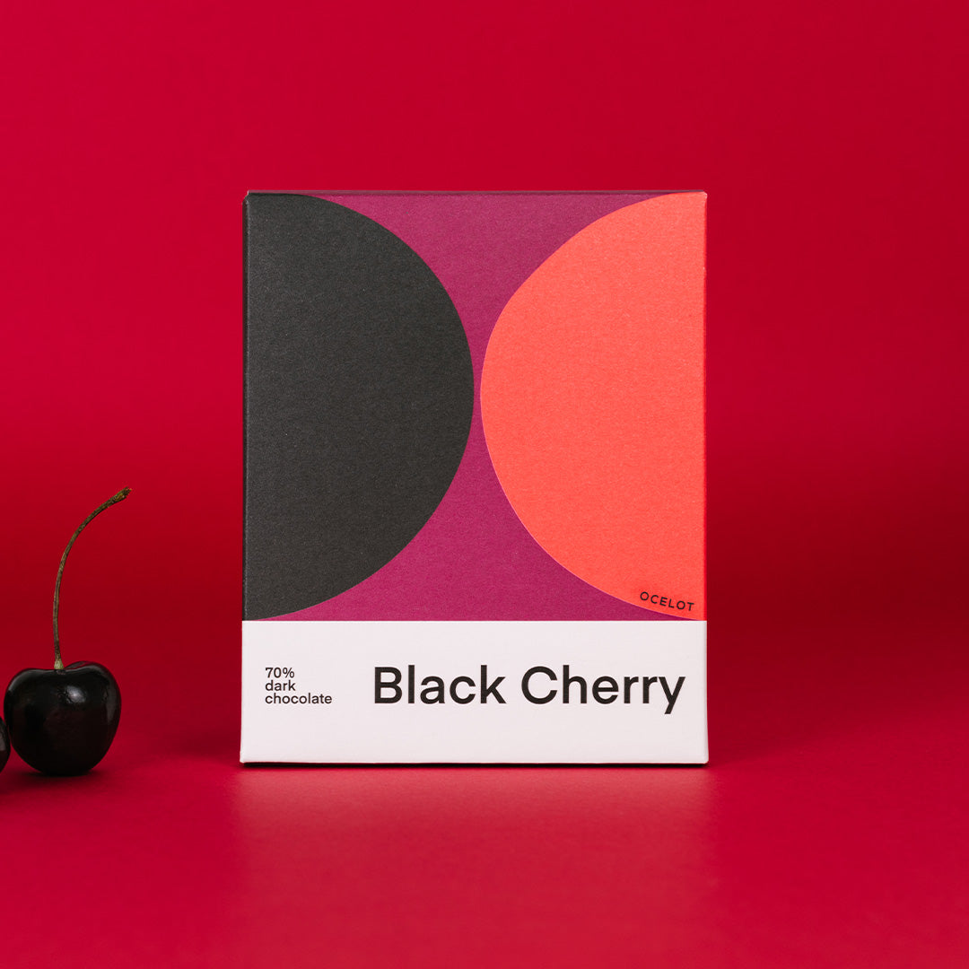 Ocelot Black Cherry Chocolate 70% BIO