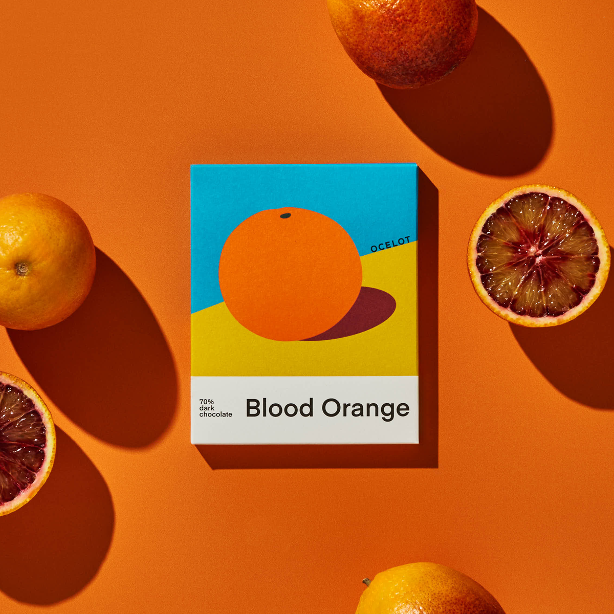 Ocelot Dark Chocolate with Blood Orange 70% BIO