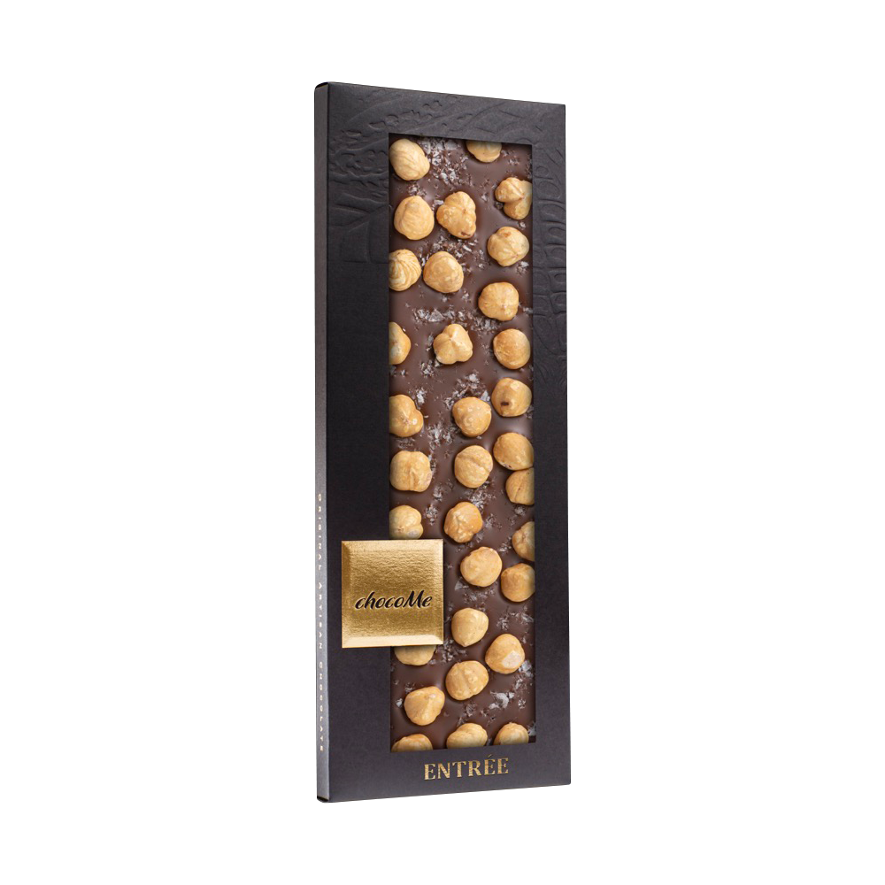 Cioccolato al Latte - Sale Maldon, Nocciole,