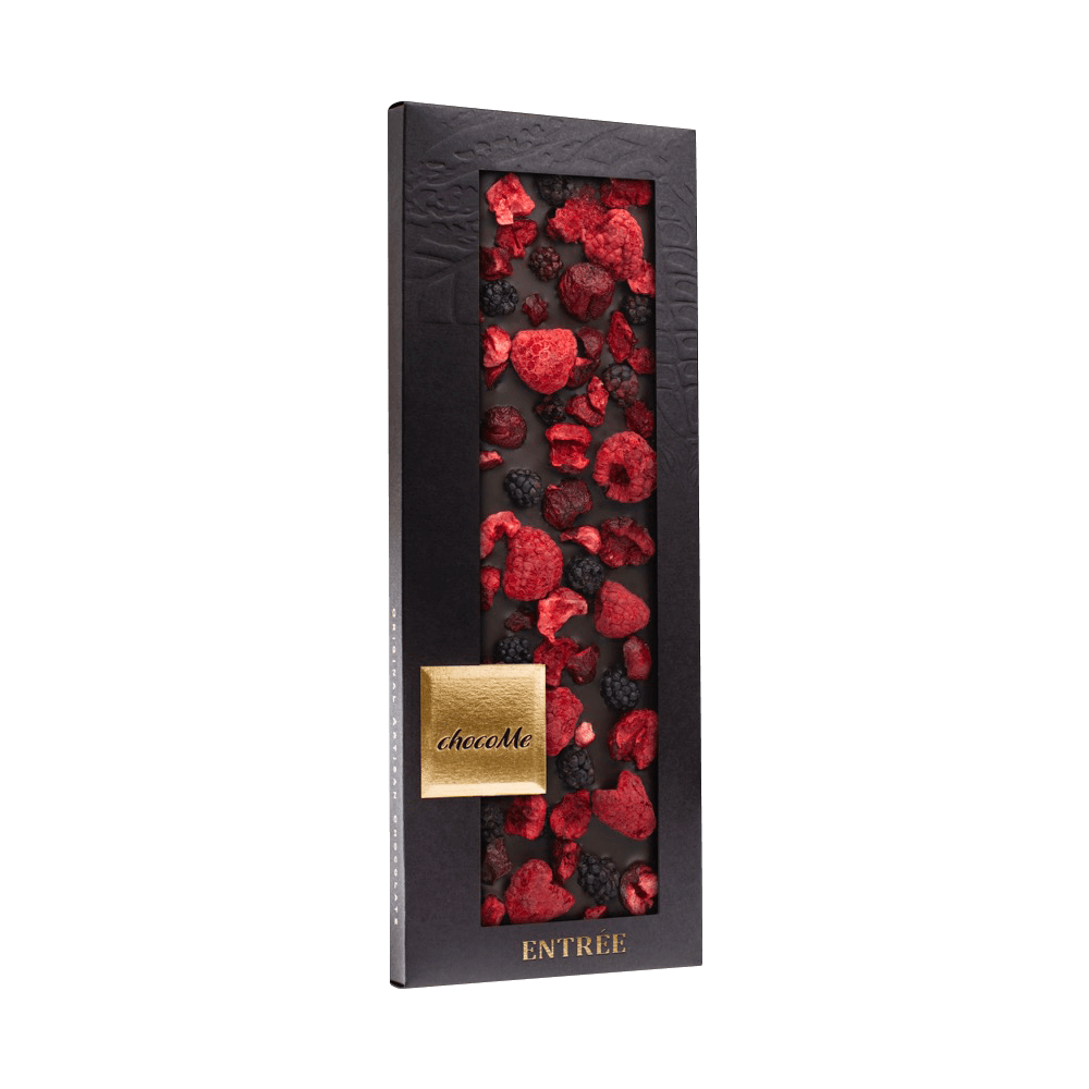 Cioccolato Fondente - More, Ciliegie e Lamponi freeze-dried