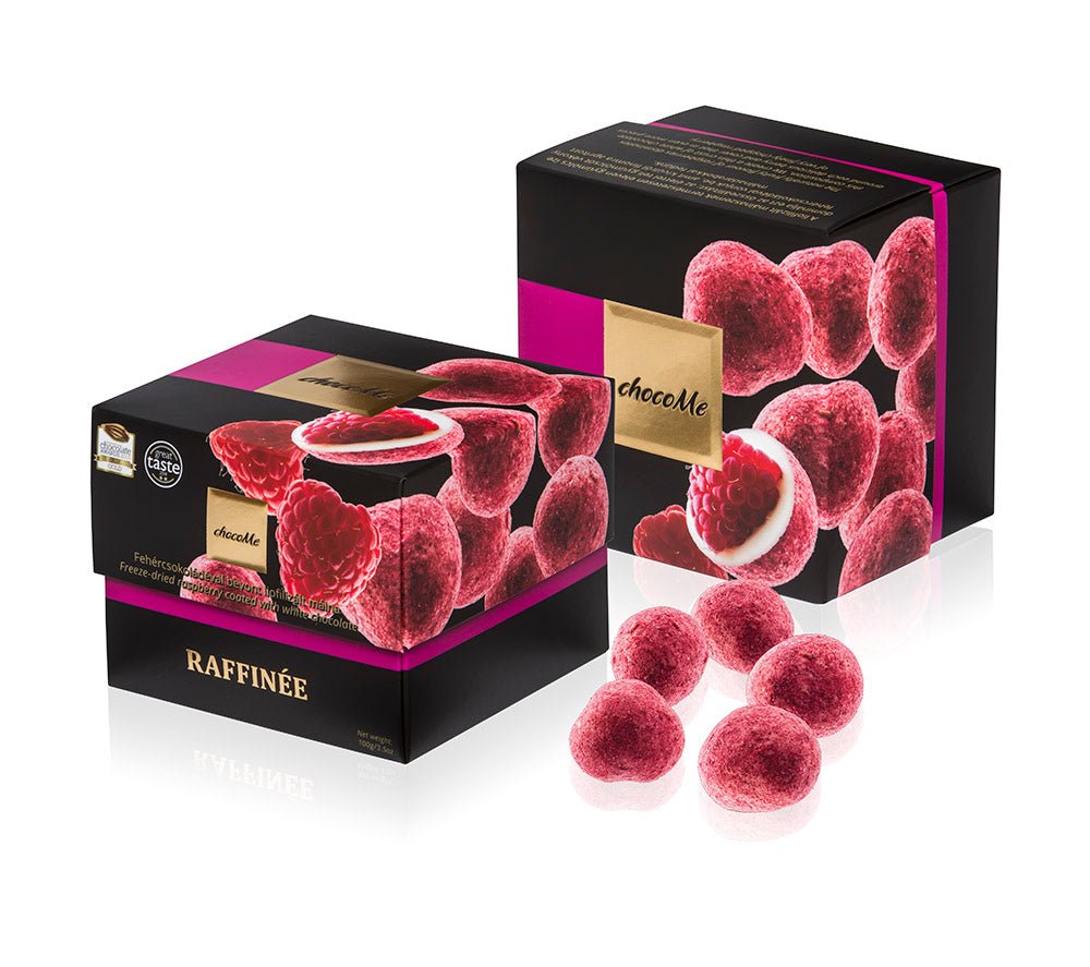 Lamponi avvolti da Cioccolato Bianco