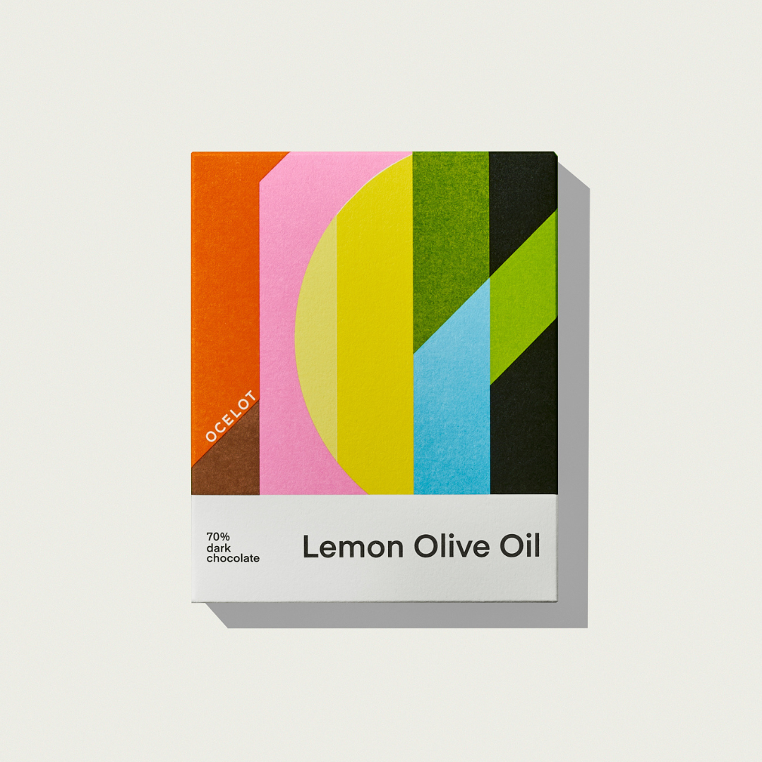 Ocelot Dark Chocolate Lemon Olive Oil 70% BIO