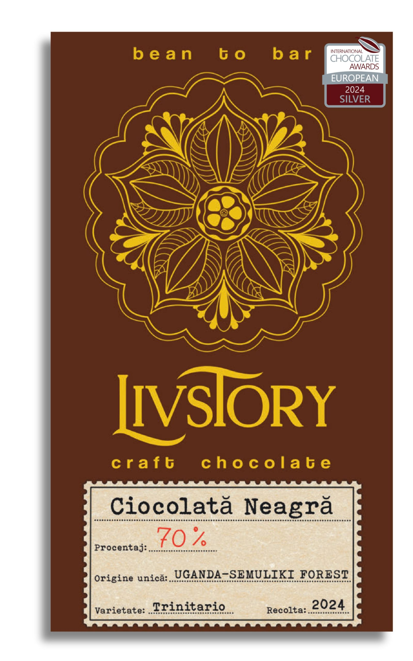Cioccolato Fondente 70% Uganda